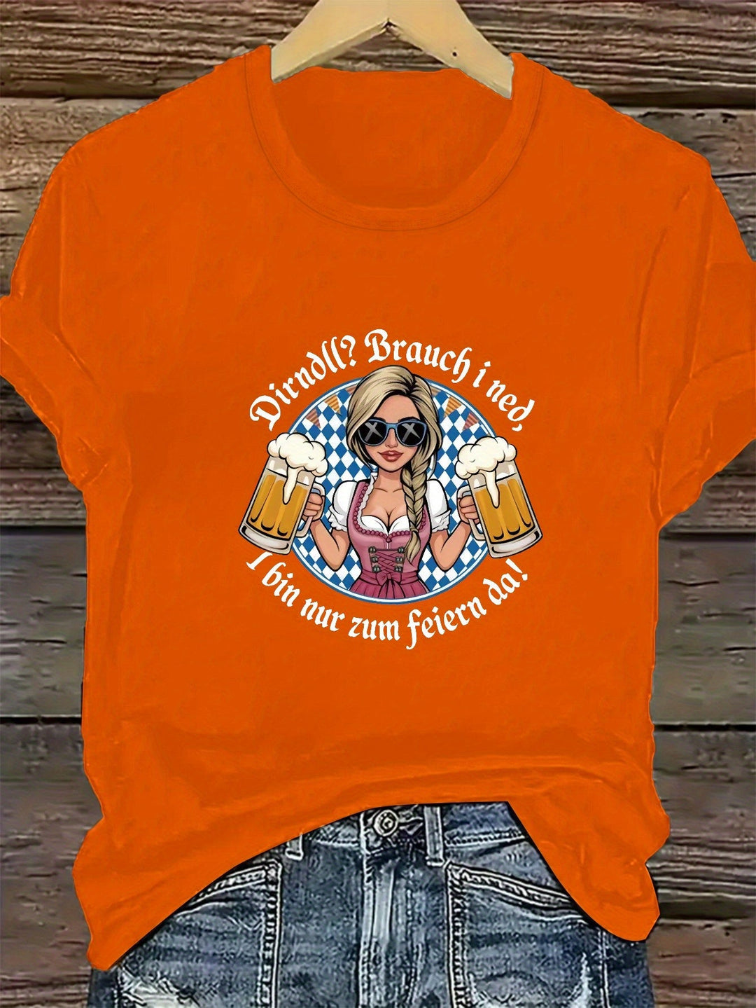 Women's Plus Size Short Sleeve T-Shirt – Liesl Oktoberfest 2025