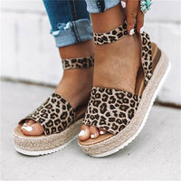 Women's Platform Espadrille Sandals with Wedge Heel & Straps – Livia