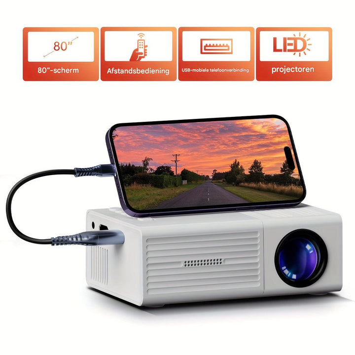 Ultra-High Brightness Mini Projector (3000 Lumens) - LumoBeam