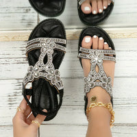 Bohemian beach sandals with elastic band – Naima