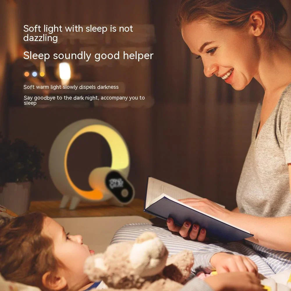 Smart bedside lamp with white noise and color change - Liora