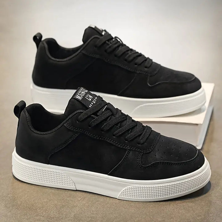 Zapatos de senderismo para hombre de ante con plantilla cómoda y estilo – Marco