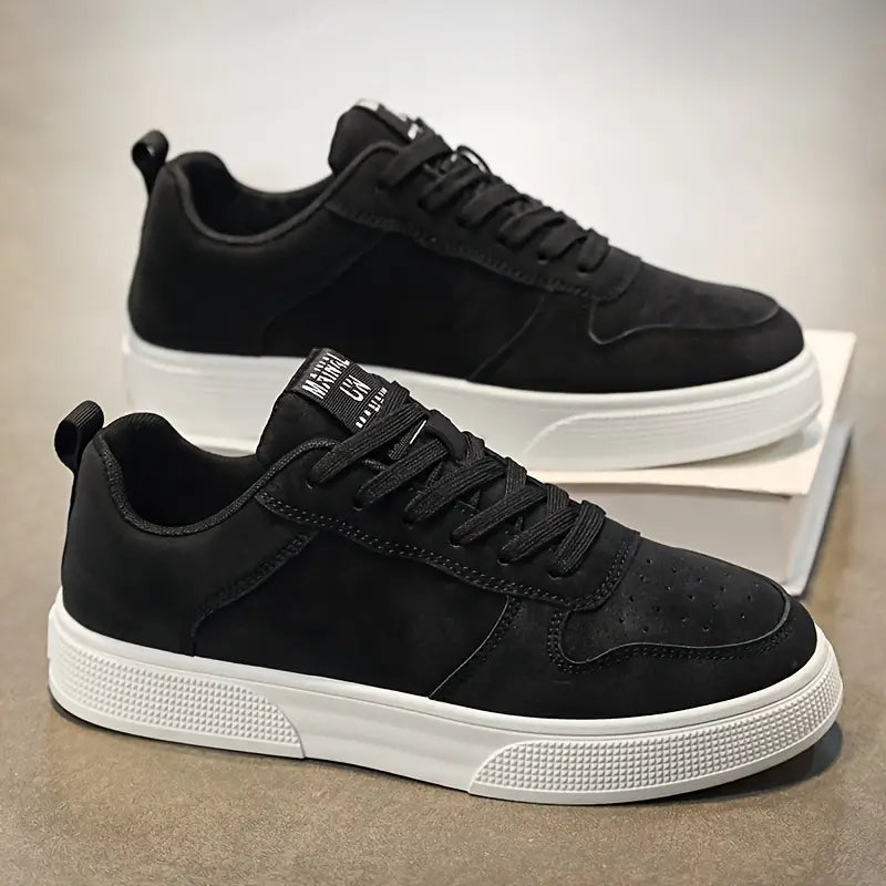 Zapatos de senderismo para hombre de ante con plantilla cómoda y estilo – Marco