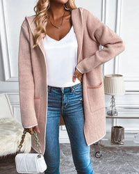 Halvlengde cardigan med lommer - Naomi