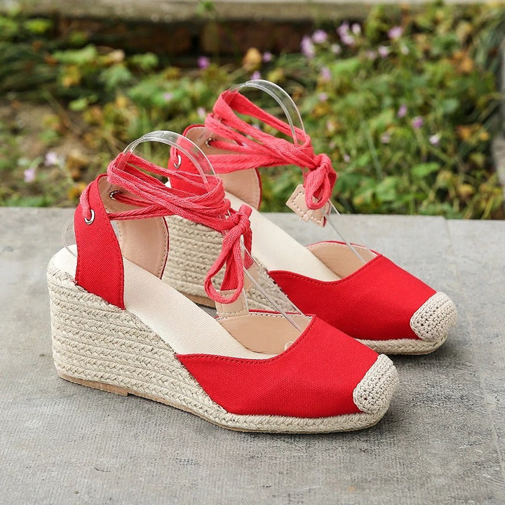 Stilfulde espadrille-sandaler til damer – Maribel