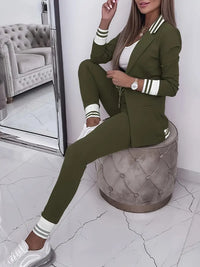Casual Streetwear Striped Set - Sophie