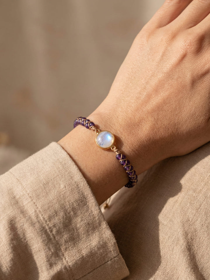 Pulsera de sanación de amatista - Serenya