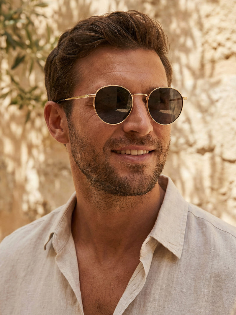 Unisex Designer Sunglasses with Round Lenses – Nova