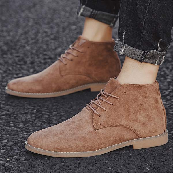 UrbanStride Classic | Stylish Mid-Height Men's Shoes with Laces