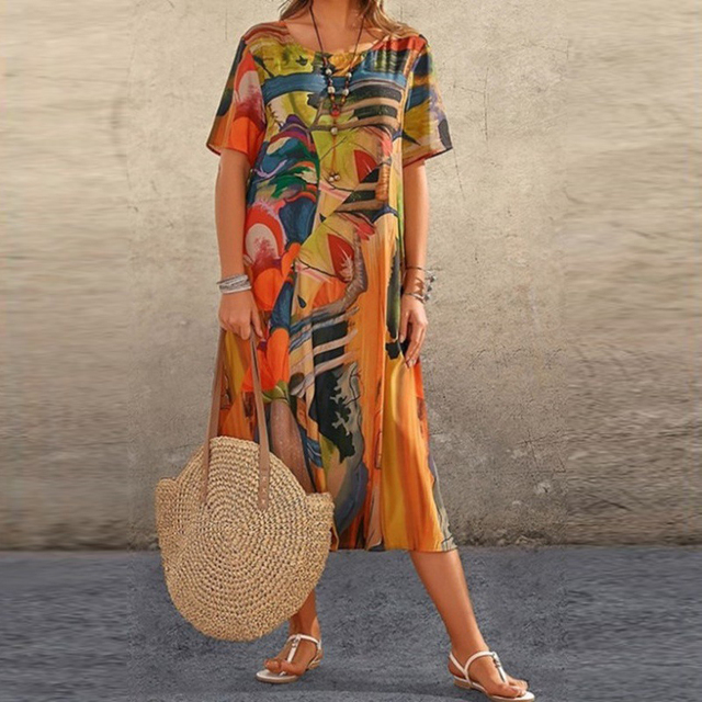 Airy summer dress with loose fit – Ysée