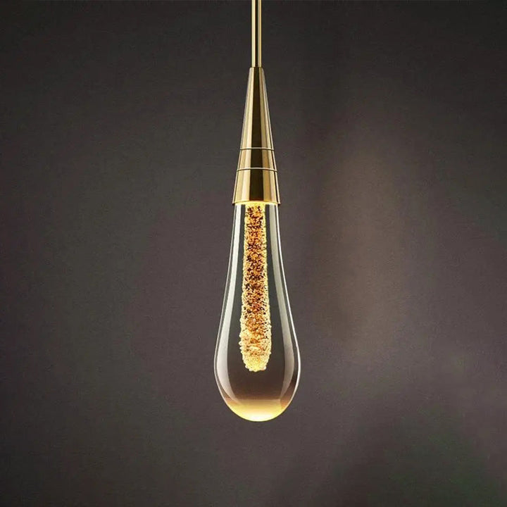 Wall lamp in drop shape with warm glow - Solena