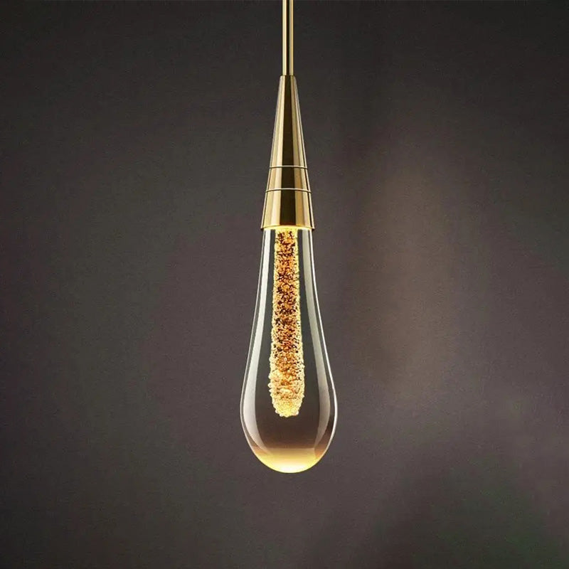 Wall lamp in drop shape with warm glow - Solena