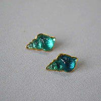Sea Blue Shell Earrings – Marina