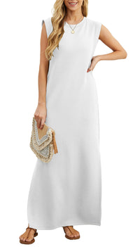 Vestido maxi aireado con bolsillos para mujer – Romy