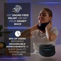 Experience a better night's sleep and feel relief from snoring, neck pain, and