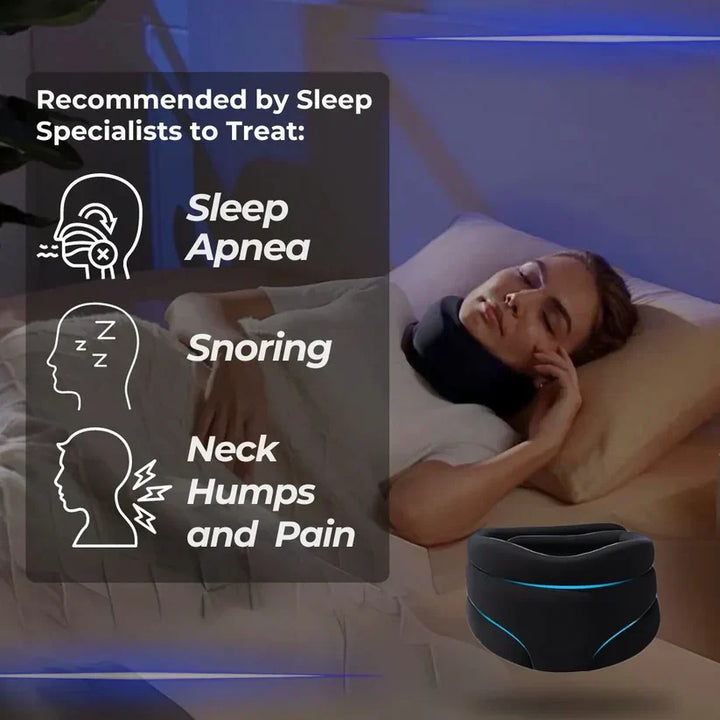 Experience a better night's sleep and feel relief from snoring, neck pain, and