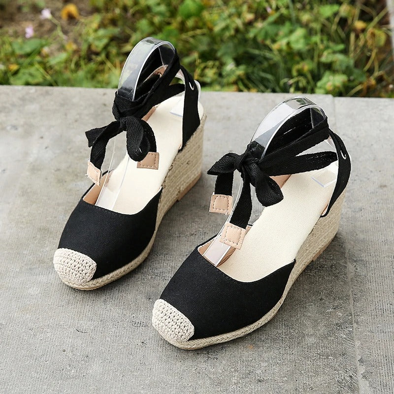 Stilfulde espadrille-sandaler til damer – Maribel