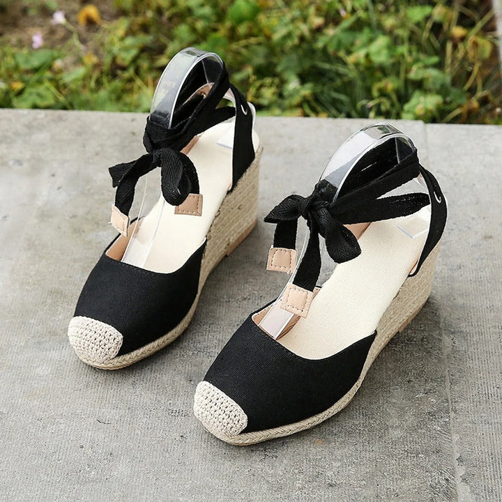 Stilfulde espadrille-sandaler til damer – Maribel