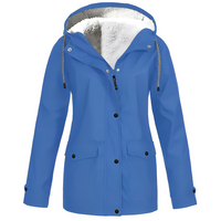 Fleece-Lined Women's Rain Jacket - WarmWarder