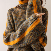 Comfortable and Warm Women's Turtleneck Sweater - Tessa