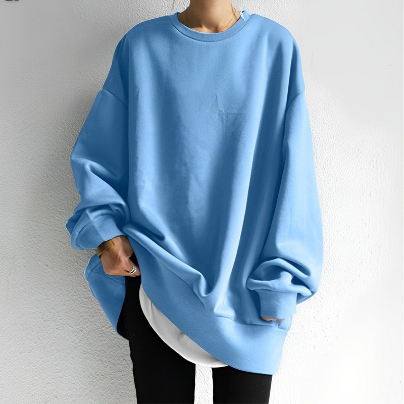 Women's Oversize Sweater with Textured Design – Anneliesae