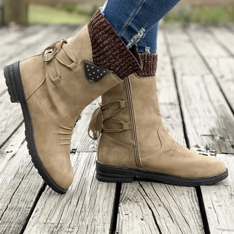 Women's winter boots with fleece lining – Selina