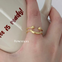 Smiley Adjustable Ring – Mila