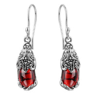 Silver Earrings with Mythical Creature – Aelora