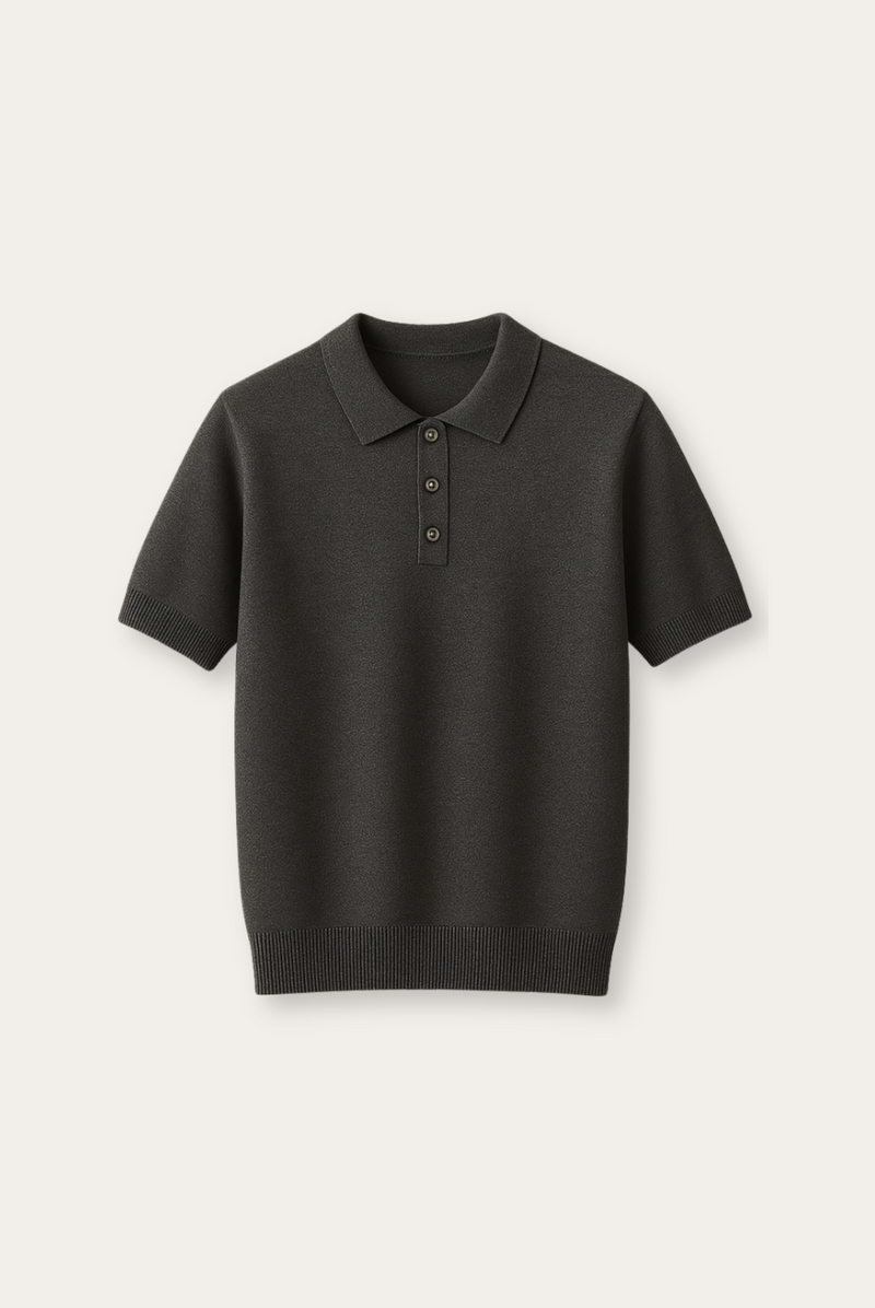 Stylish Men's Polo Shirt made of Cashmere-Merino Wool – Taren