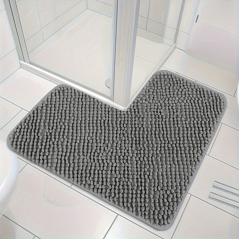 Luxurious L-shaped Non-Slip Corner Shower Mat - Evelyn