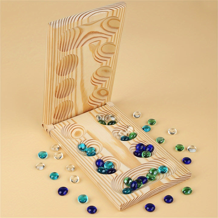 Mancala Deluxe Board Game - BrainStones