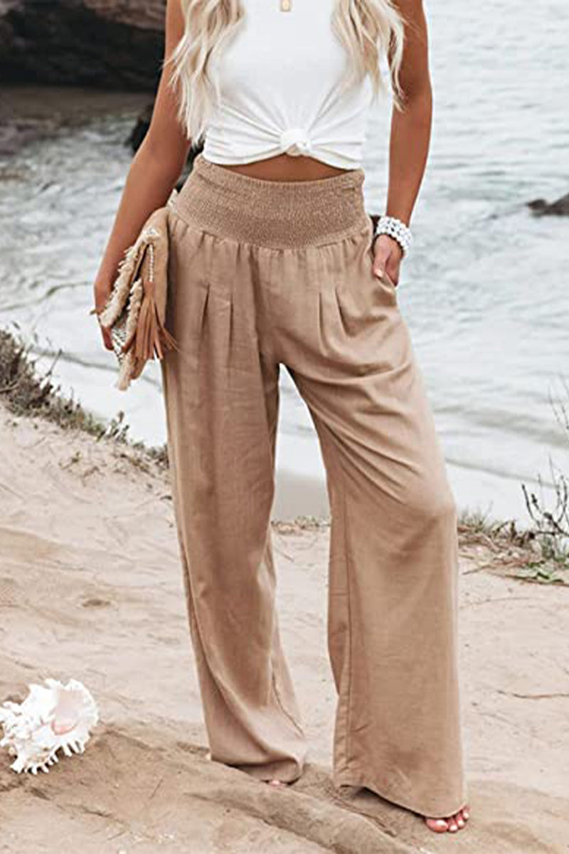 Elegant Palazzo Pants with Boho Flair – Yasmin
