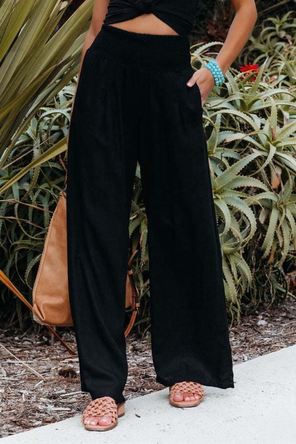 Elegant Palazzo Pants with Boho Flair – Yasmin