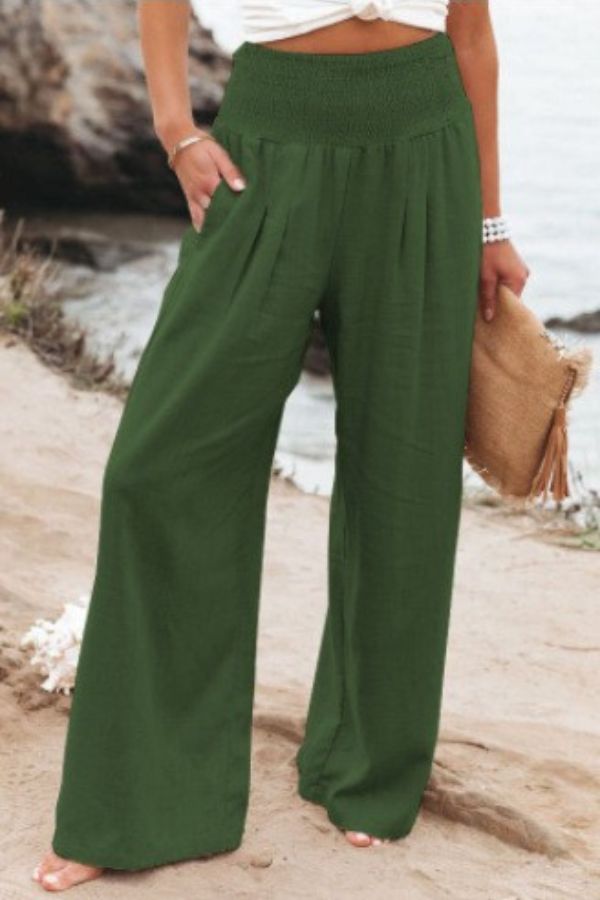 Elegant Palazzo Pants with Boho Flair – Yasmin