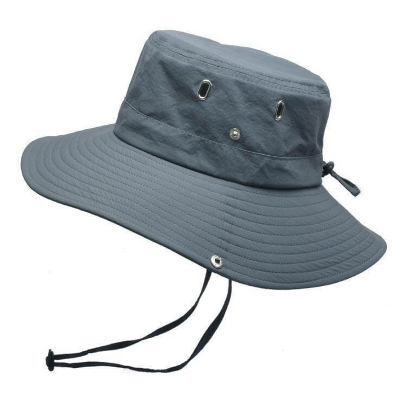 Sombrero tipo bucket impermeable para exteriores con protección UV – ShieldFlex Pro