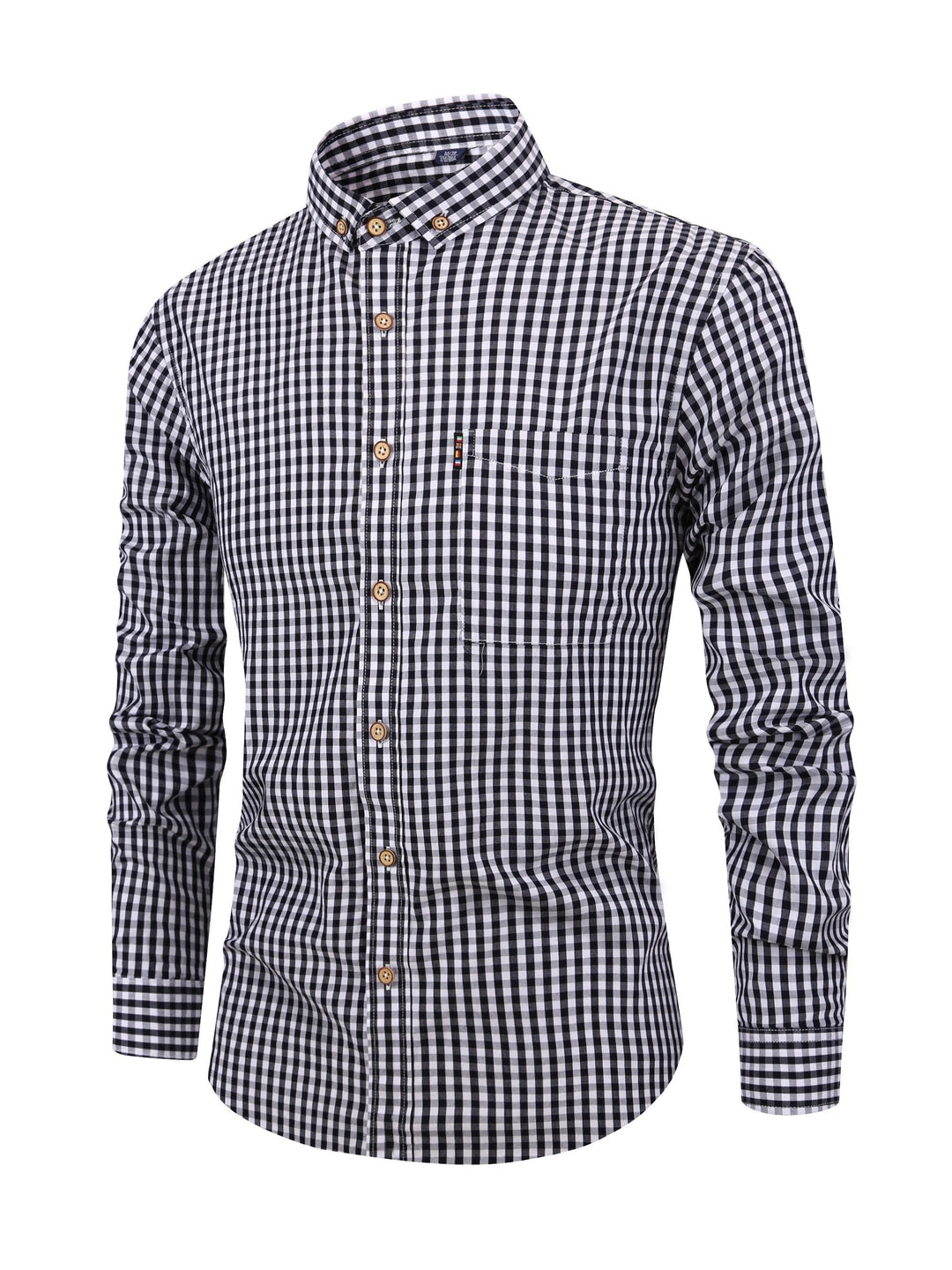 Camisa de hombre a cuadros con ajuste cómodo – Jules