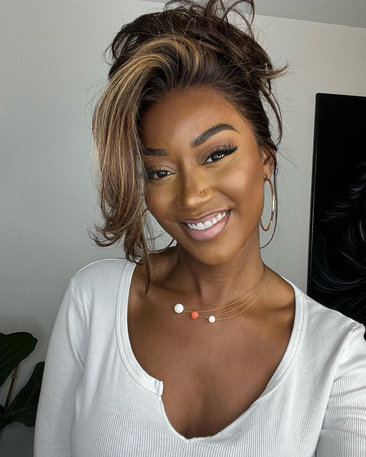 Lace Front Perücke mit Highlights – Selena