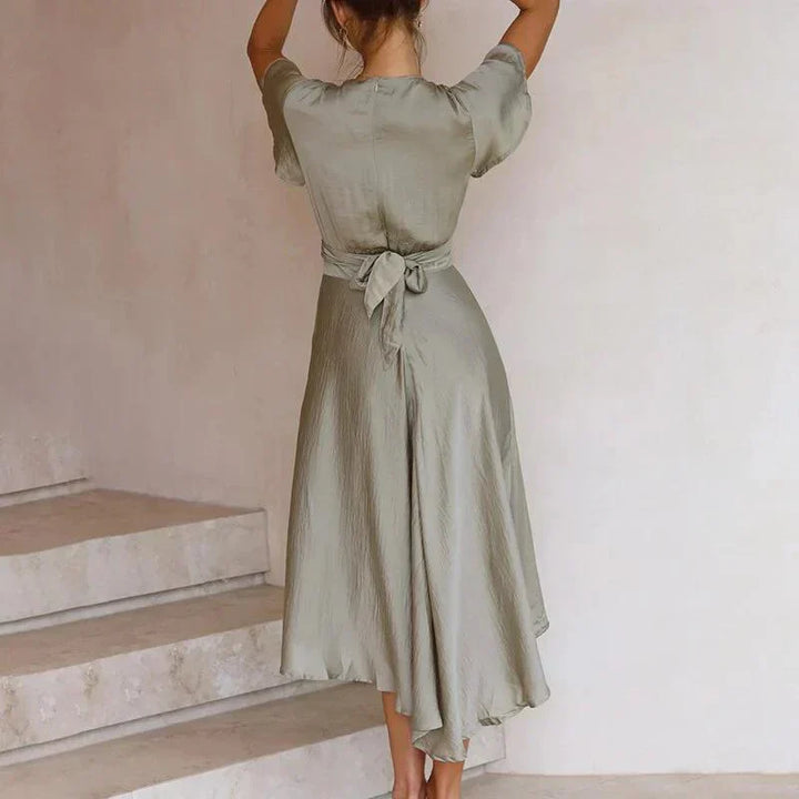 Flowing Retro Summer Dress - Aurora