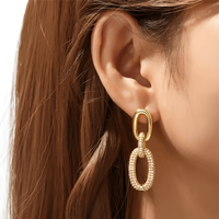 Luxe Sparkling Earrings - Aurora