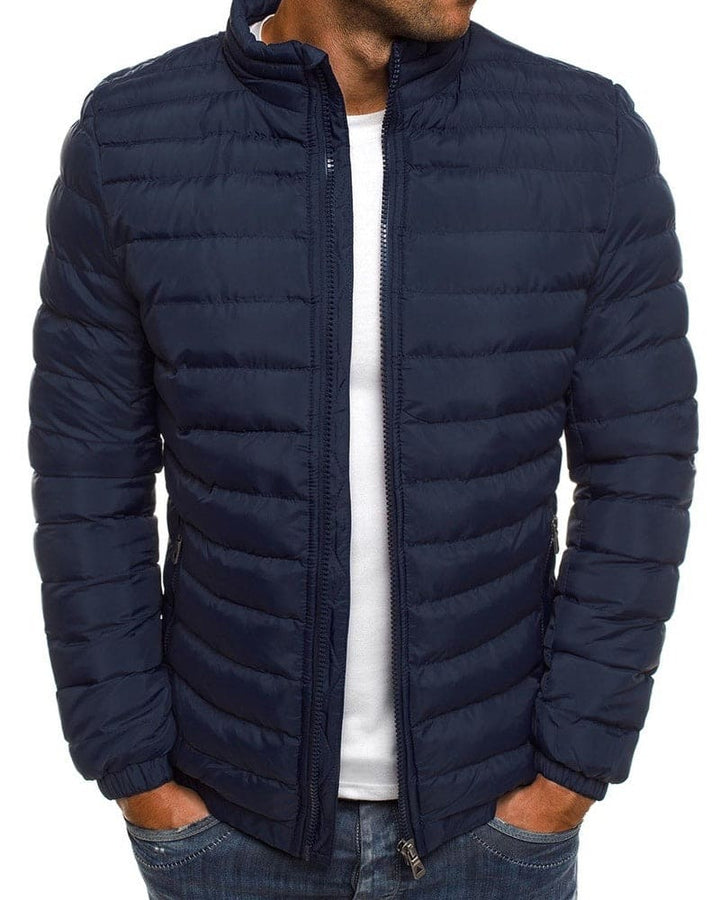 Solid Color Ethan Jacket with Zipper