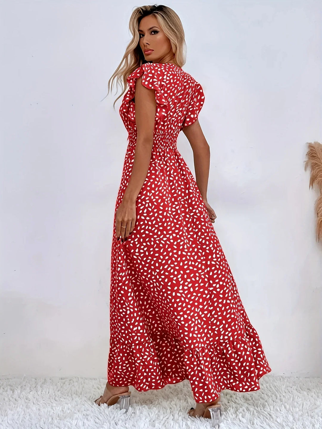 Flora Print Flæse Kjole | Stilfuld og Trendy