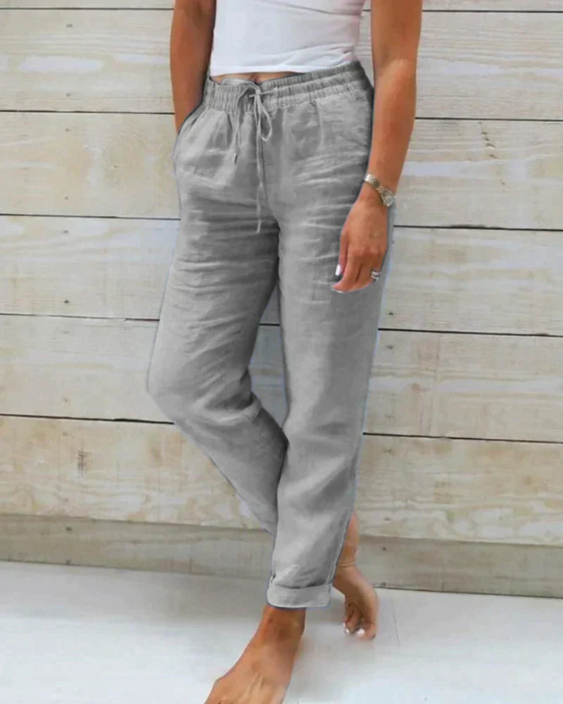 Stylish Linen Pants for Women – Selina