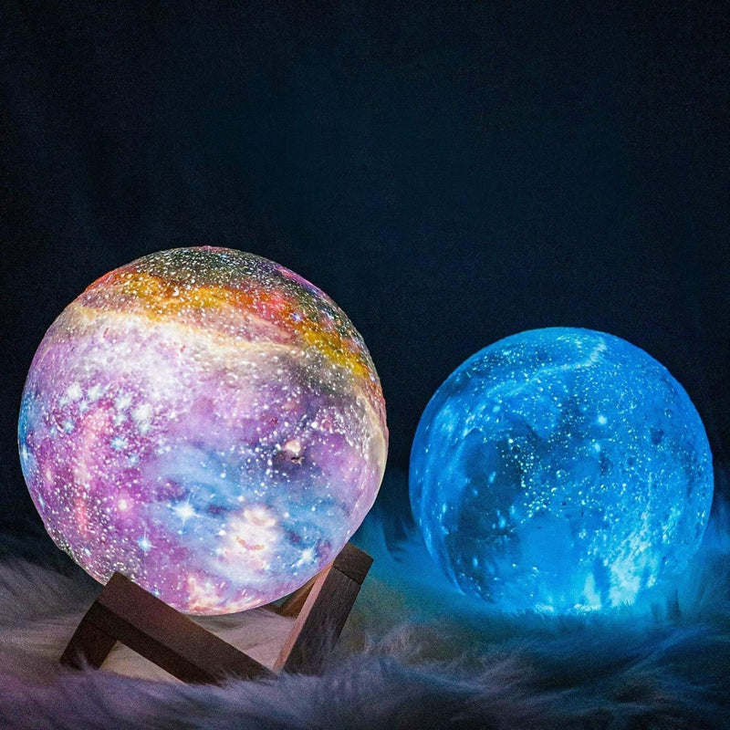 Natlampe med stjernehimmel og touch-kontrol - Orion
