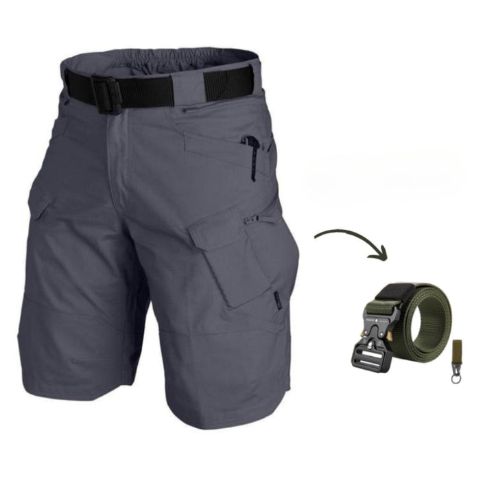 Herre cargo-shorts med 7 lommer og gratis bælte – Taro