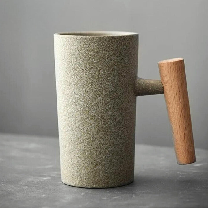 Nordisk latte-kop med jordforbundet design – NatureSip