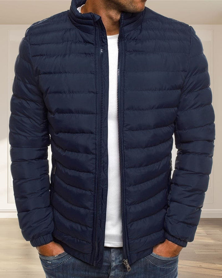 Solid Color Ethan Jacket with Zipper