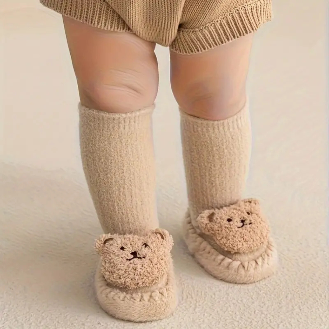 Children's Slippers Socks with Bears – CozyBear