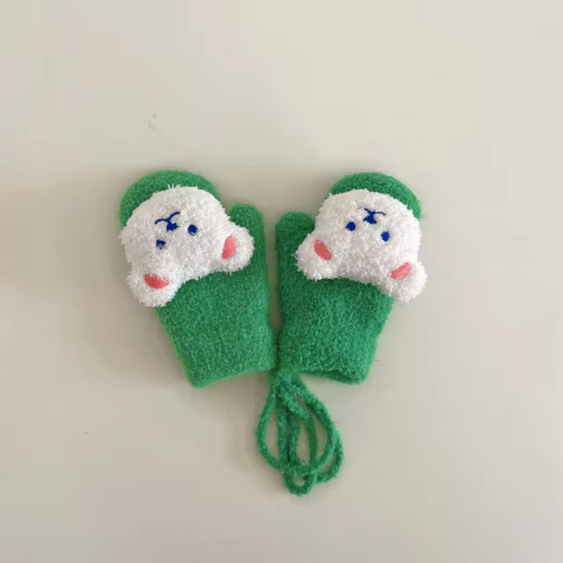 Children's winter gloves with bear motifs – TinyBear gloves