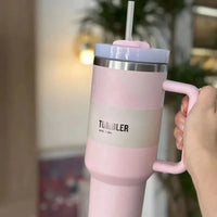Vaso aislado al vacío con tapa y pajilla – TermoVaso