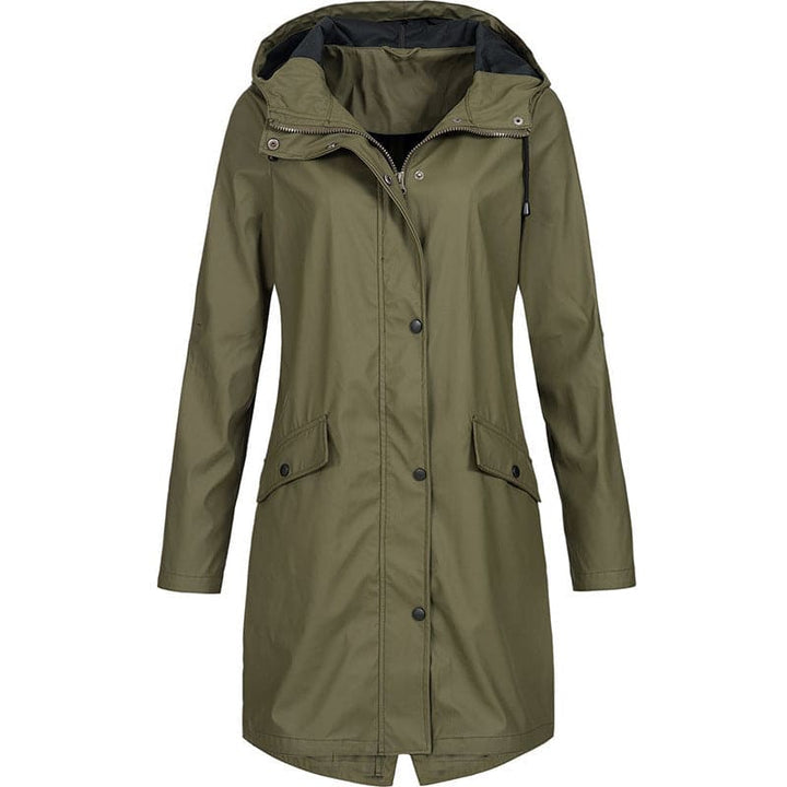 Women's rain jacket with hood - Aurora